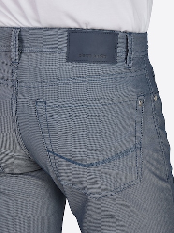 PIERRE CARDIN Tapered Chino trousers 'Lyon' in Blue