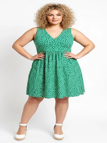 Shape Of You Dress in Green: front