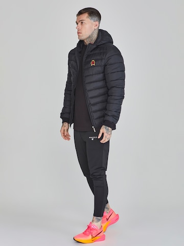 SikSilk Between-season jacket in Black