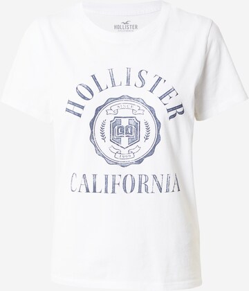 HOLLISTER - Camiseta en blanco: frente