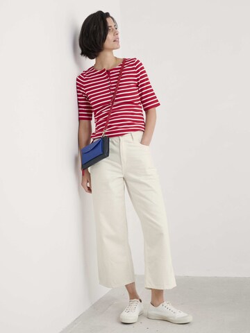 Seasalt Cornwall T-Shirt 'Early Orchid' in Rot