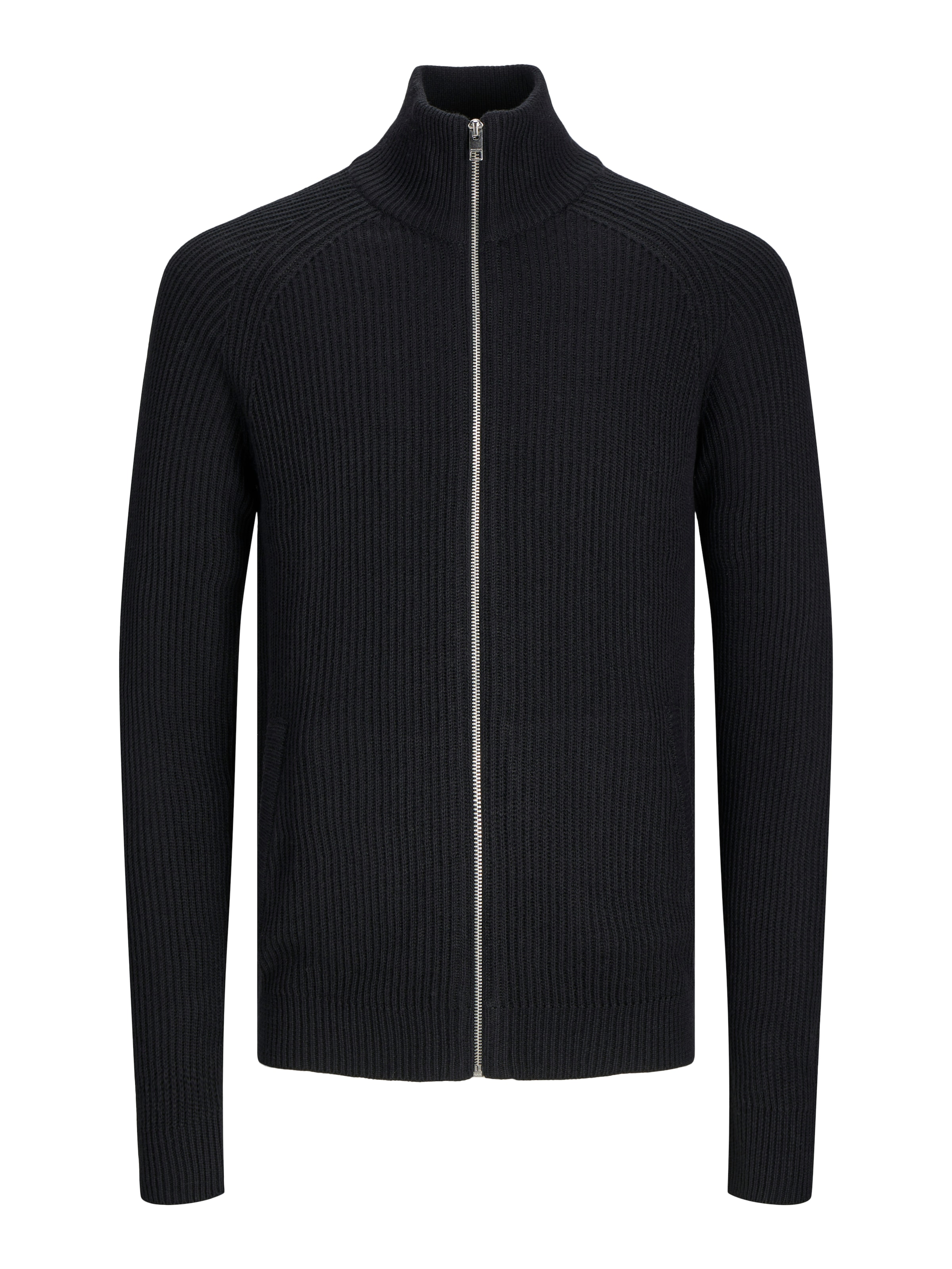 Vestes en maille 'JJPannel' JACK & JONES en noir : devant