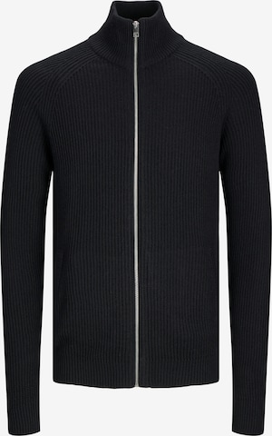 JACK & JONES Strickjacke 'JJPannel' in Schwarz: Vorderseite