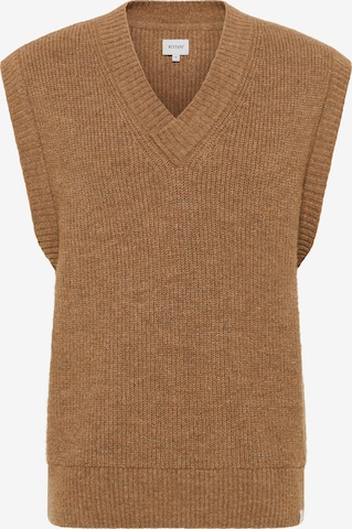 MUSTANG Sweater Vest in Brown: front