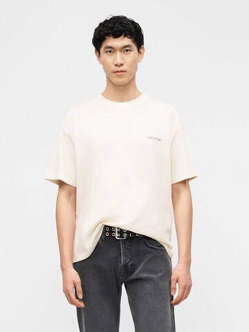 Tricou 'JORMONTAUK' de la JACK & JONES pe alb