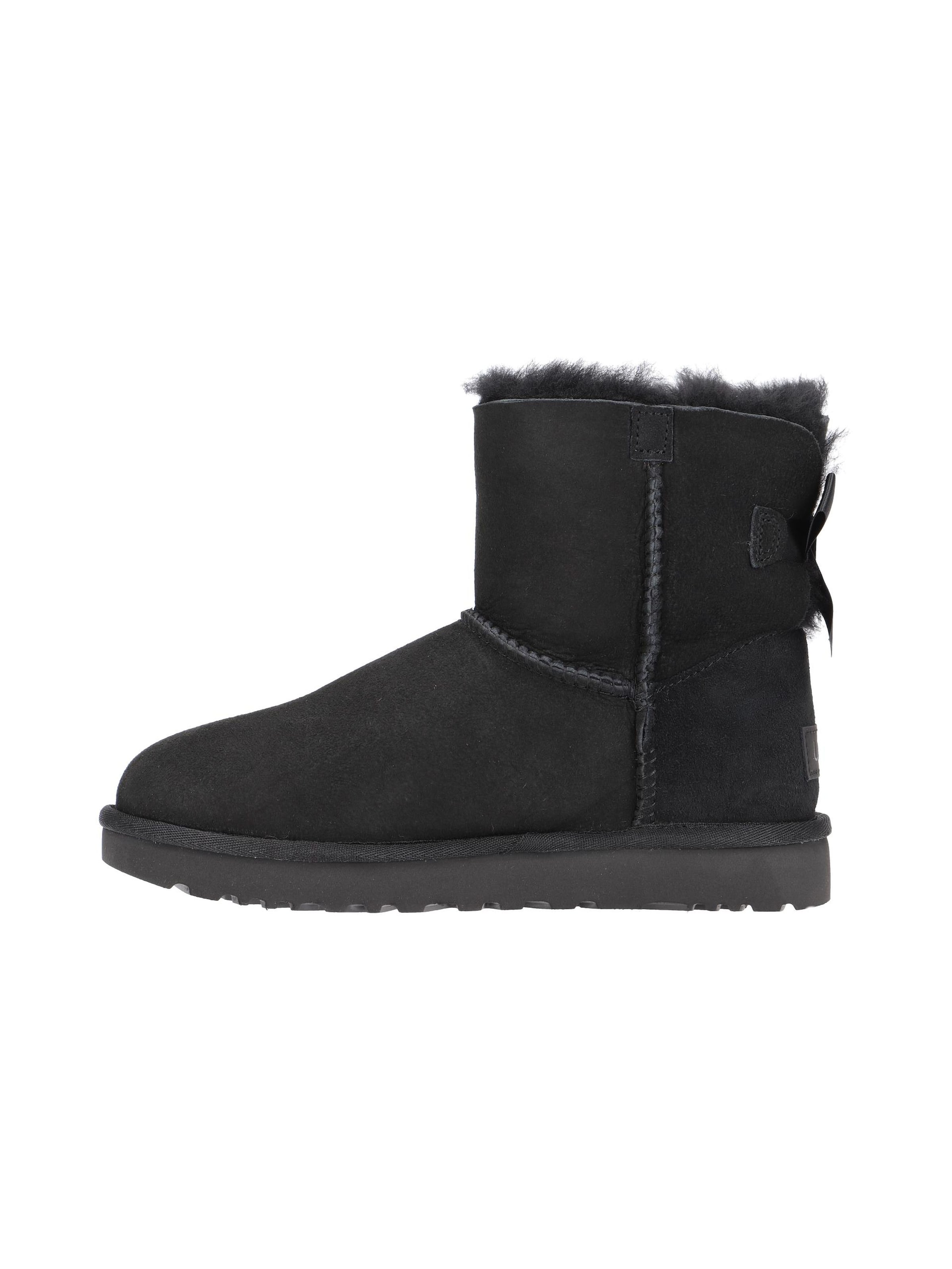 UGG Boots 'UGG Mini Bailey Bow 2 Stiefel schwarz 1016501' in Schwarz