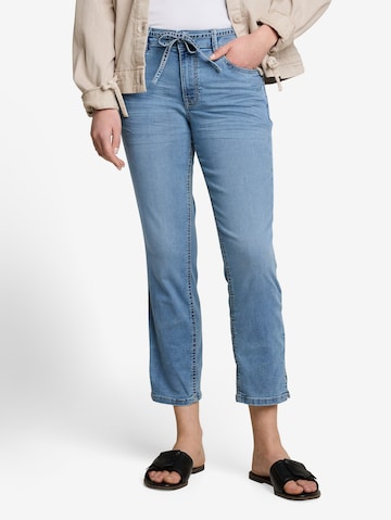 mėlyna TOM TAILOR Prigludęs Džinsai 'LENE': priekis