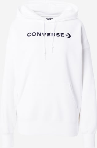 CONVERSE Sweatshirt in White: front