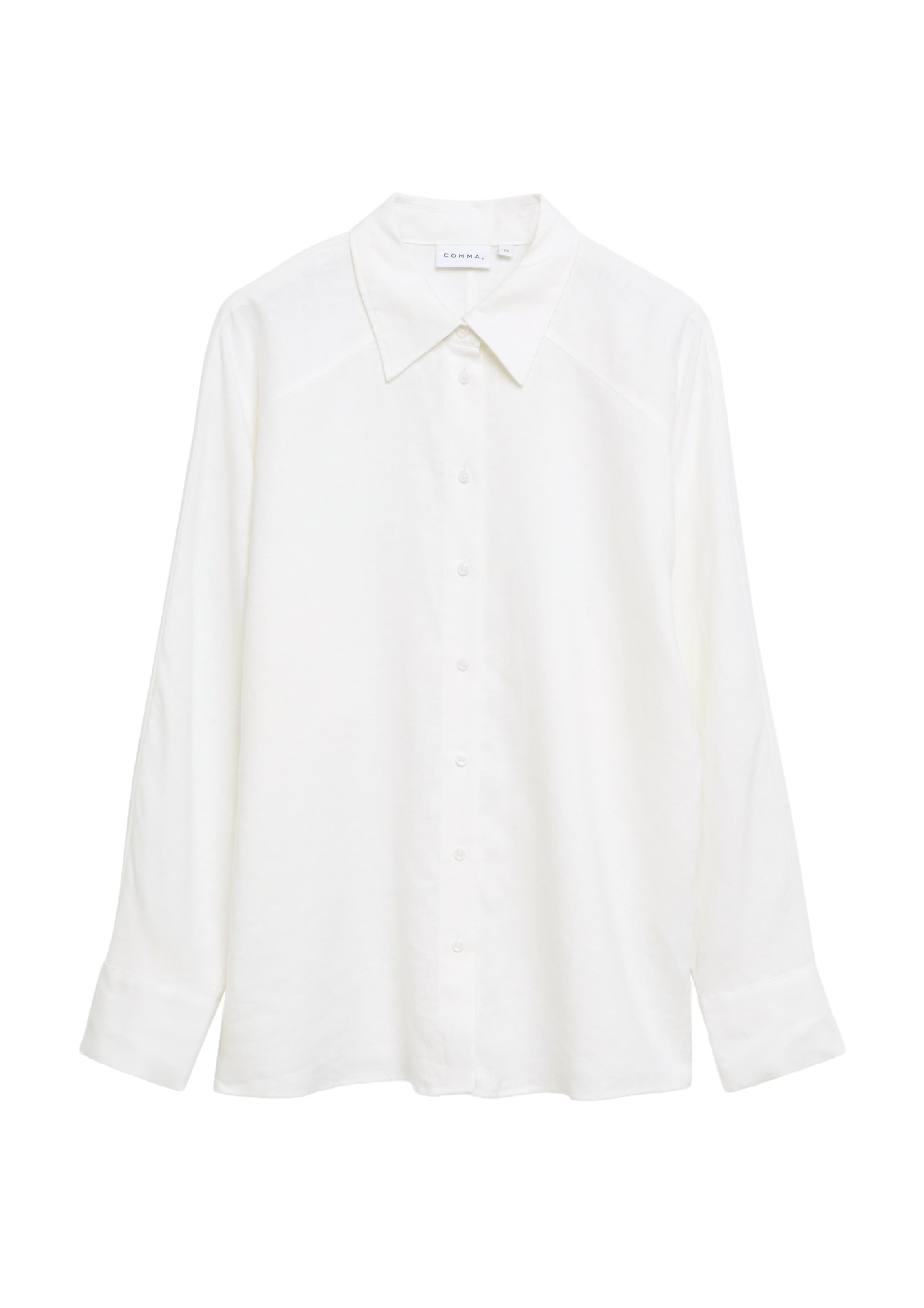 COMMA Chemisier en XXS en blanc, Vue avec produit
