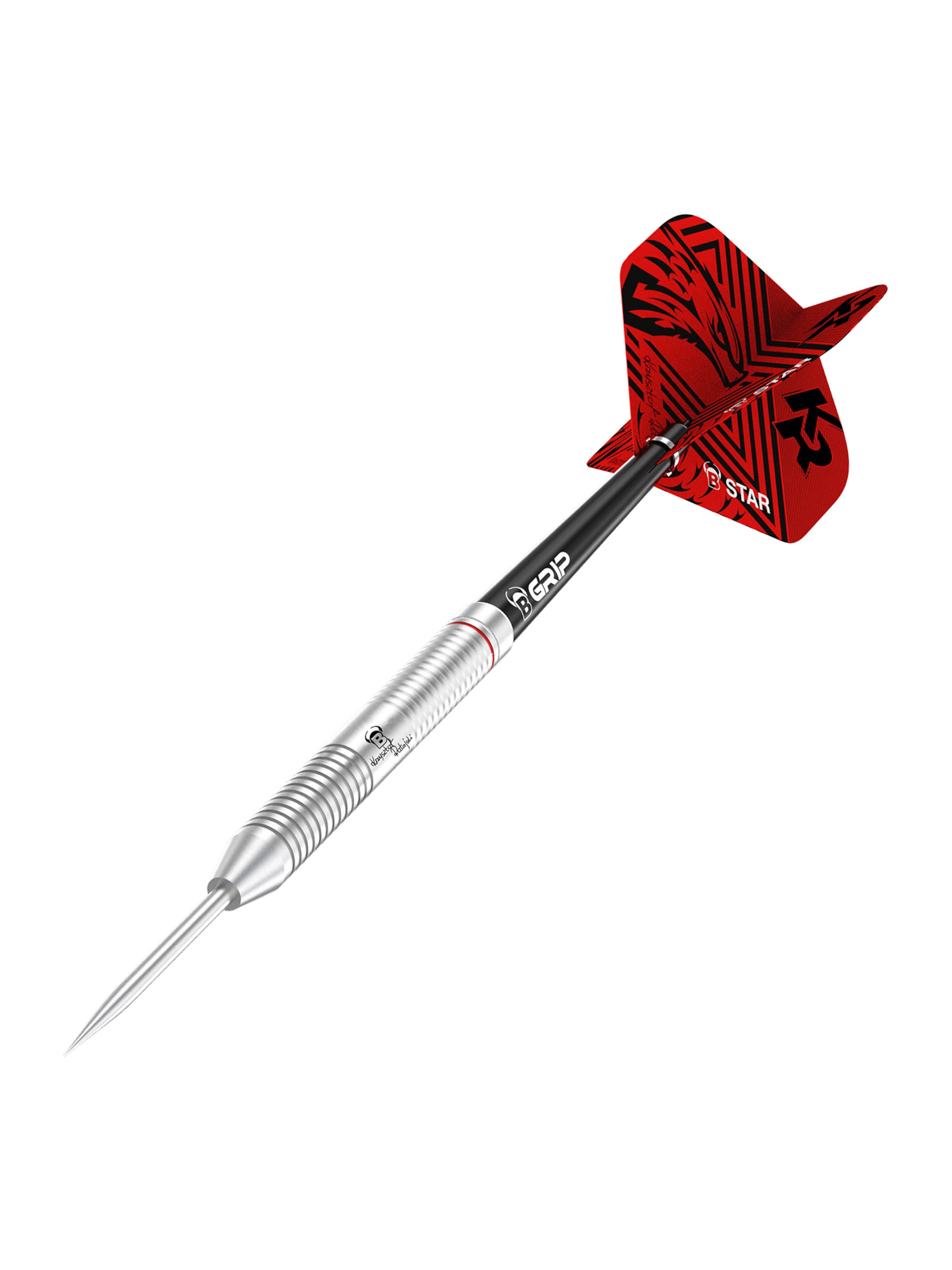 BULL'S Steeldarts ' Krzysztof Ratajski Scoremaster Dartpfeile Darts-Set Profi ' in Rot: Vorderseite