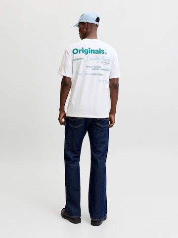 T-Shirt JACK & JONES en blanc : devant