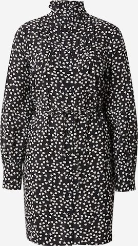 Robe-chemise VERO MODA en noir : devant