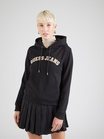 Felpa di GUESS JEANS in nero: frontale
