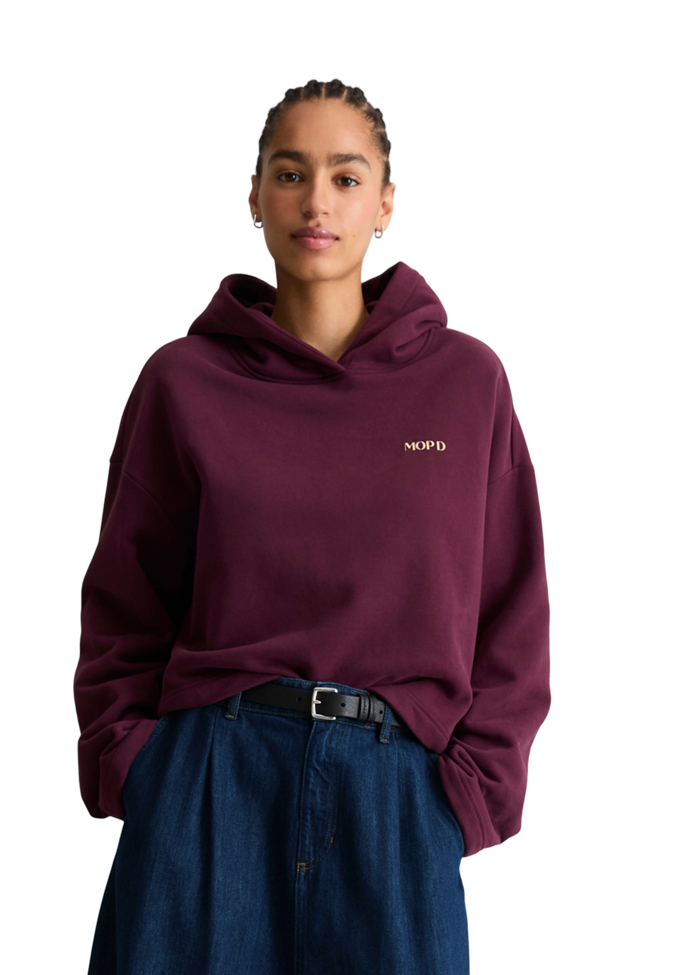 Marc O'Polo DENIM Sweatshirt in Red: front