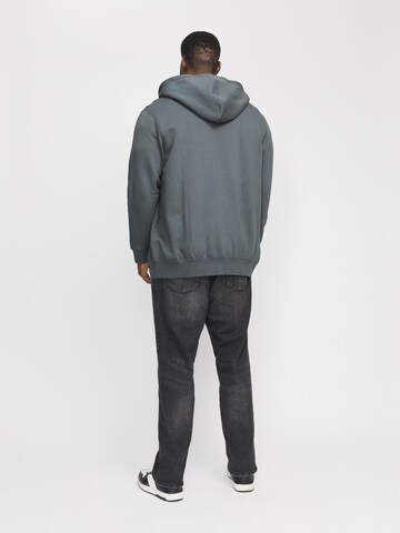 Jack & Jones Plus Кофта на молнии 'JORVesterbro' в Серый