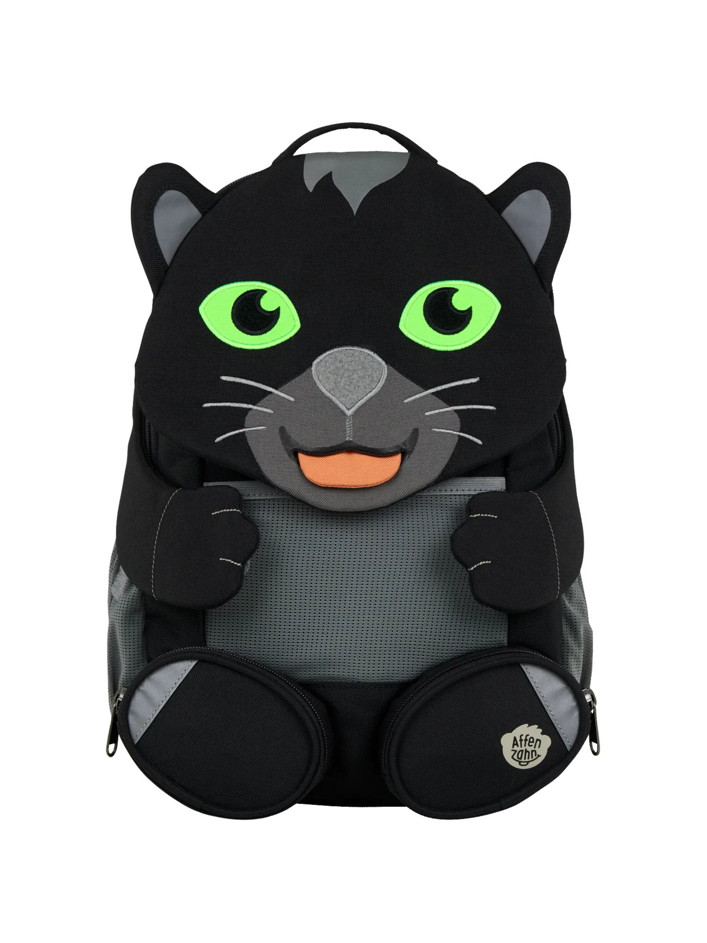 Affenzahn Backpack 'Großer Freund' in Black: front