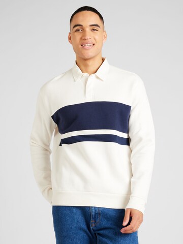 HOLLISTERSweater majica - bež boja: prednji dio