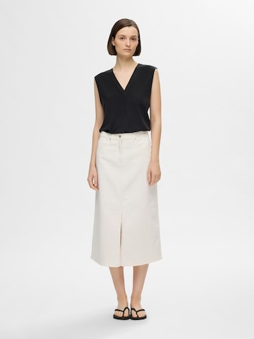 Chemisier 'SLFBERTA BELLIS' SELECTED en noir