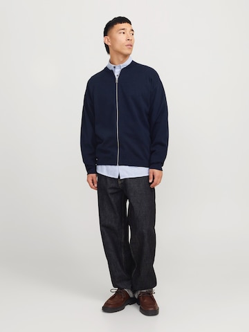 Geacă tricotată 'JWHCALVIN' de la JACK & JONES pe albastru