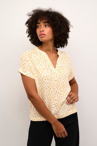 Kaffe - Blusa 'Ano' en beige: frente