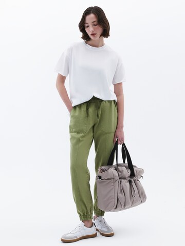 OXXO Tapered Trousers in Green
