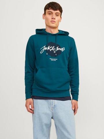 Sweat-shirt 'JJTiley' JACK & JONES en vert : devant