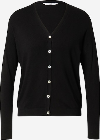 ZABAIONE Knit Cardigan 'Lexi' in Black: front