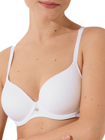 Lisca T-Shirt BH 'Alegra'‌‌‌‌‌‌‌‌ in Weiß