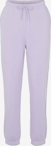 PIECES Tapered Trousers 'Chilli' in Purple: front