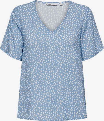 ONLY - Blusa 'SUSAN' en azul: frente