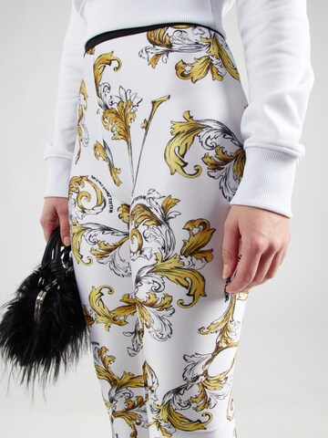Skinny Leggings di Versace Jeans Couture in bianco