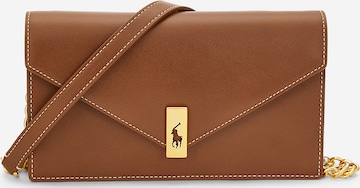 Pochette di Polo Ralph Lauren in marrone: frontale
