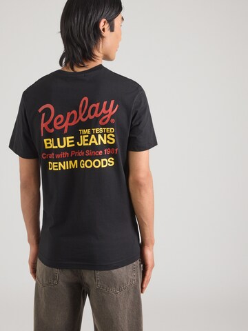 REPLAY - Camiseta en negro