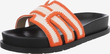 Ital-Design Pantolette in Orange: Vorderseite