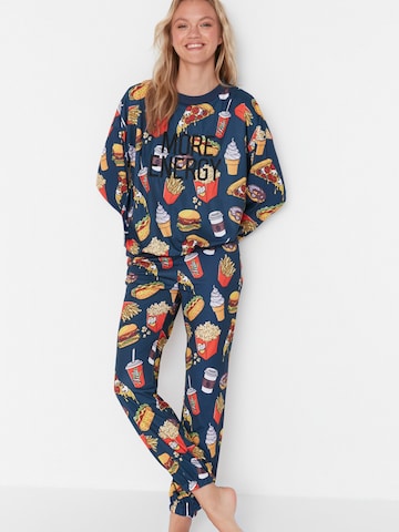 Pyjama Trendyol en mélange de couleurs : devant