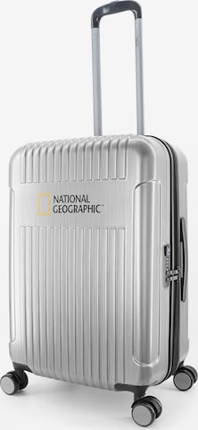 National Geographic Reisekoffer 'Transit' in Silver: front
