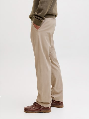 JACK & JONES Loosefit Lærredsbukser 'JPSTKane Dylan' i grå