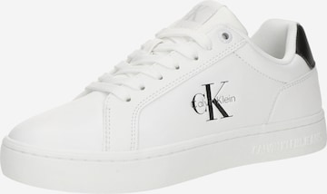 Calvin Klein JeansNiske tenisice 'CLASSIC' - bijela boja: prednji dio