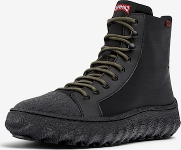 CAMPER Lace-Up Ankle Boots 'Ground' in Black: front