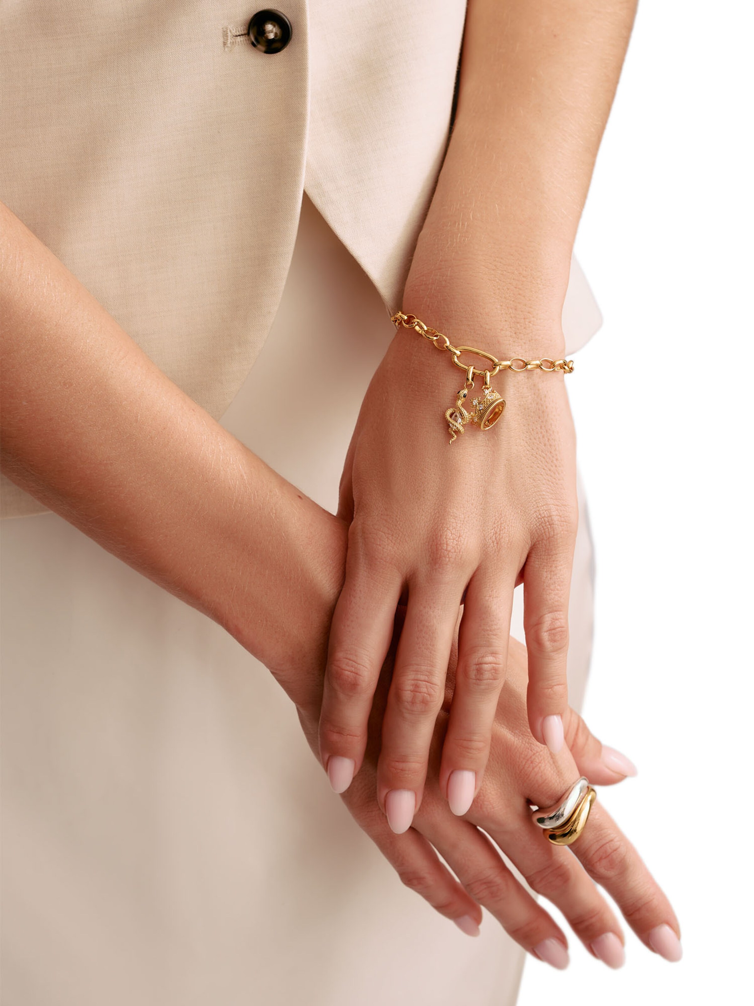 Thomas Sabo Anhänger in Gold: Vorderseite