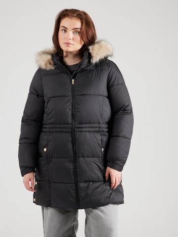 Vero Moda Curve Зимнее пальто 'VMCPINAR' в Черный: спереди
