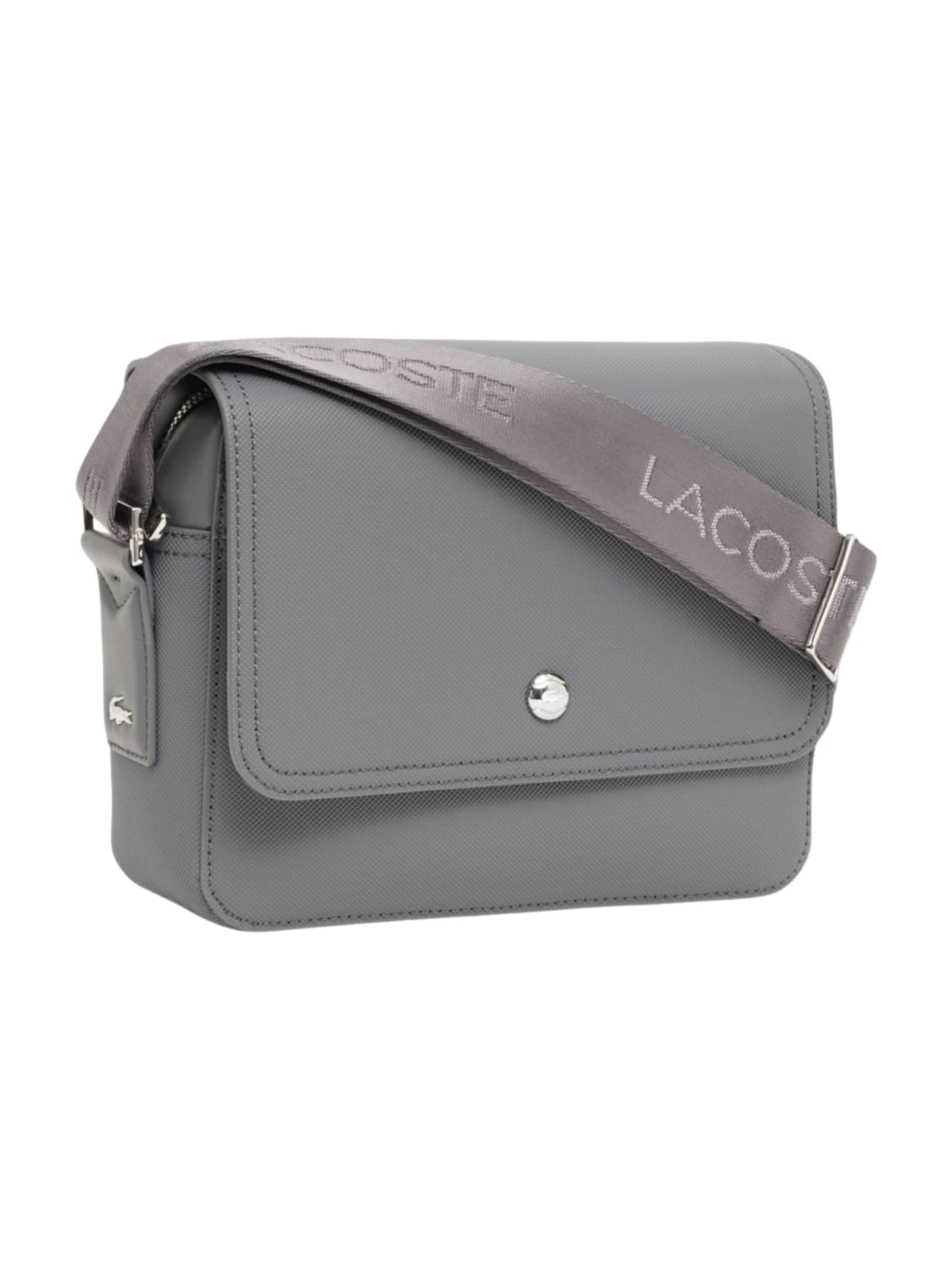 LACOSTE Torba na ramię 'Lacoste Petit sac messenger Homme Langon Petit Piqué' w kolorze czarny