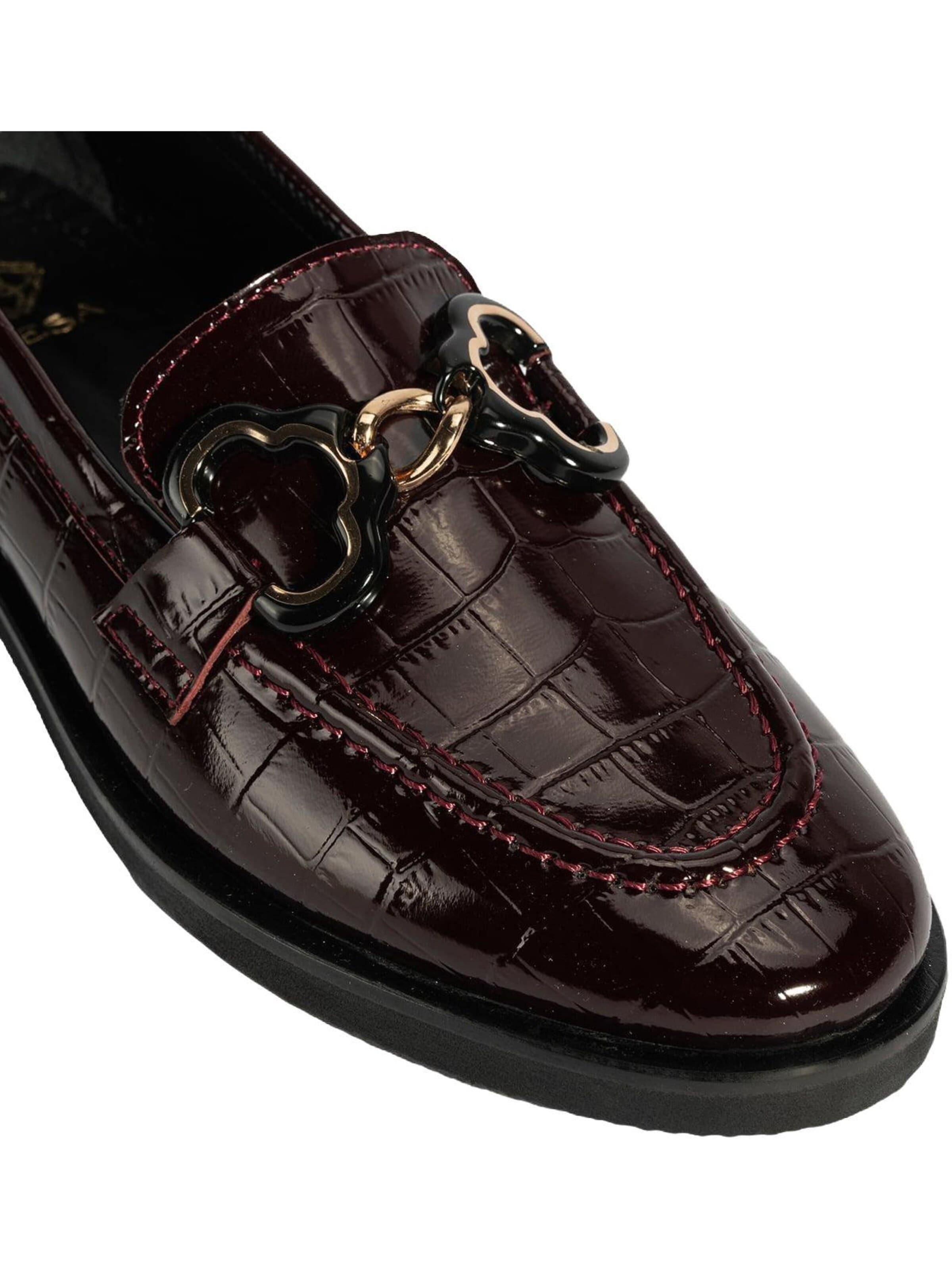 Desa - Mocasines 'Slip-Ons' en rojo