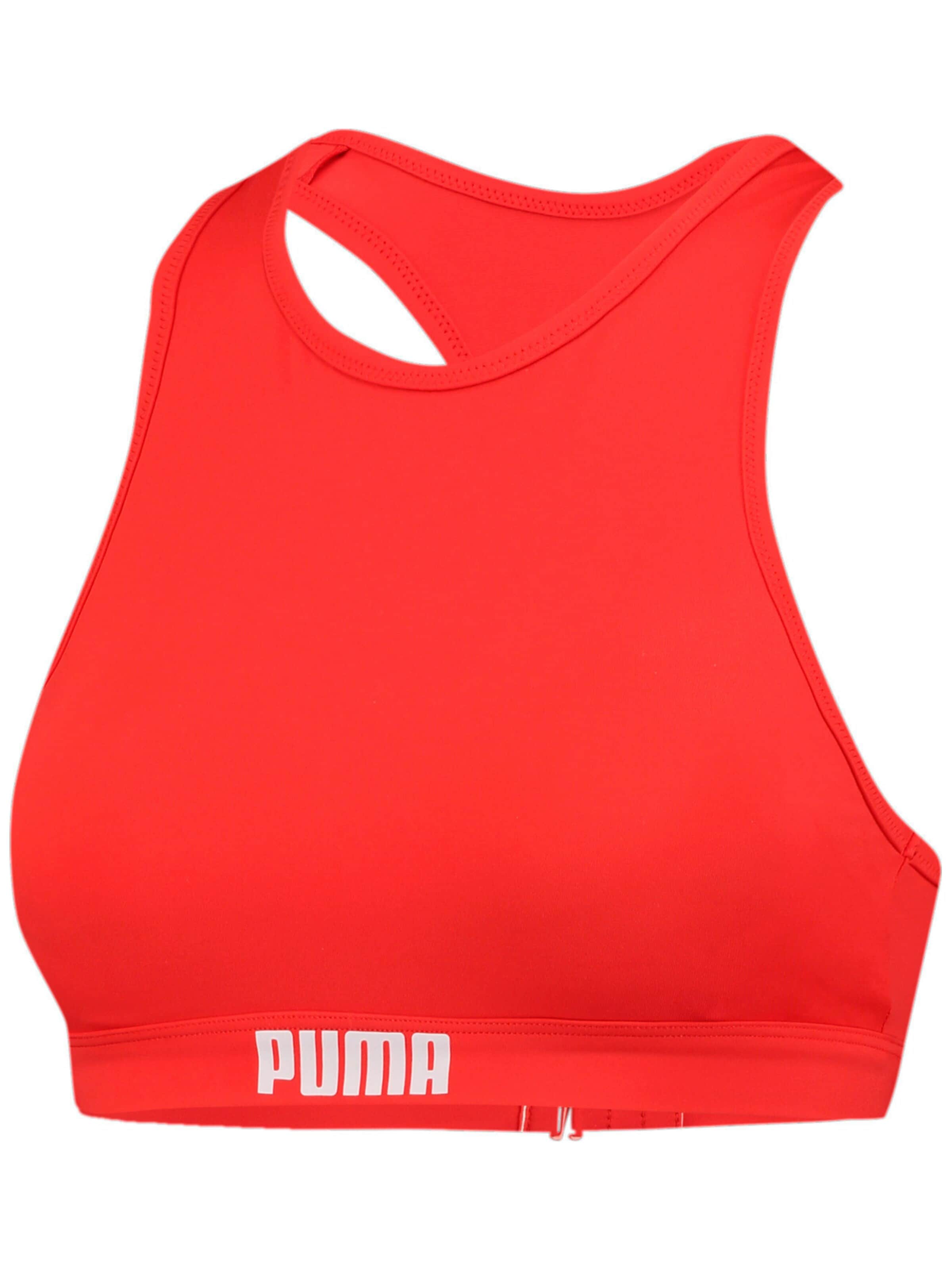 Top sportivo 'Puma Swim Women Racerback Swim Top 1p' di PUMA in rosso