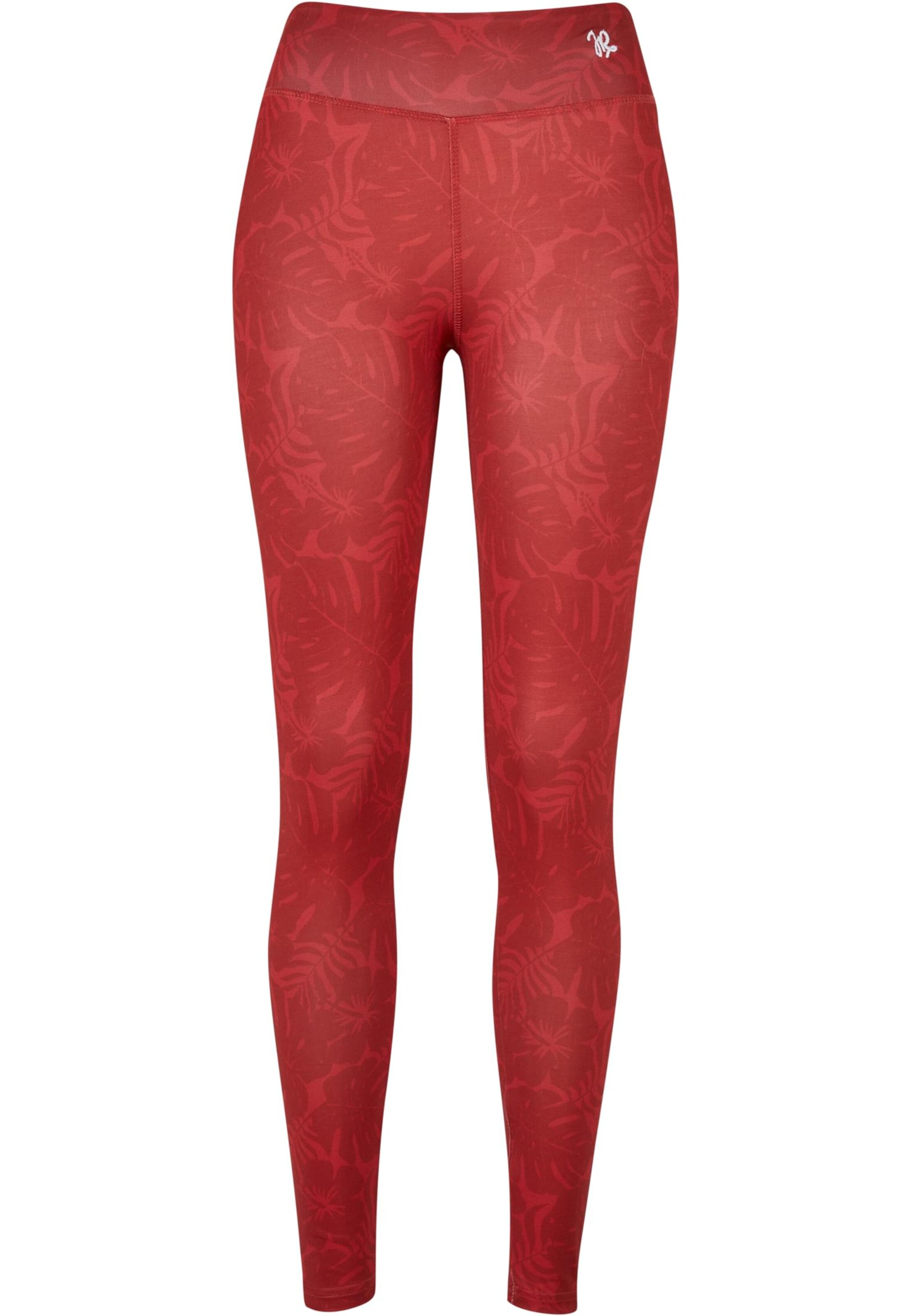 Leggings Just Rhyse en rouge : devant