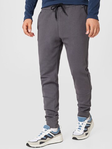 Champion Authentic Athletic Apparel Tapered Broek in Grijs: voorkant
