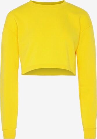 Sweat-shirt myMo ATHLSR en jaune : devant