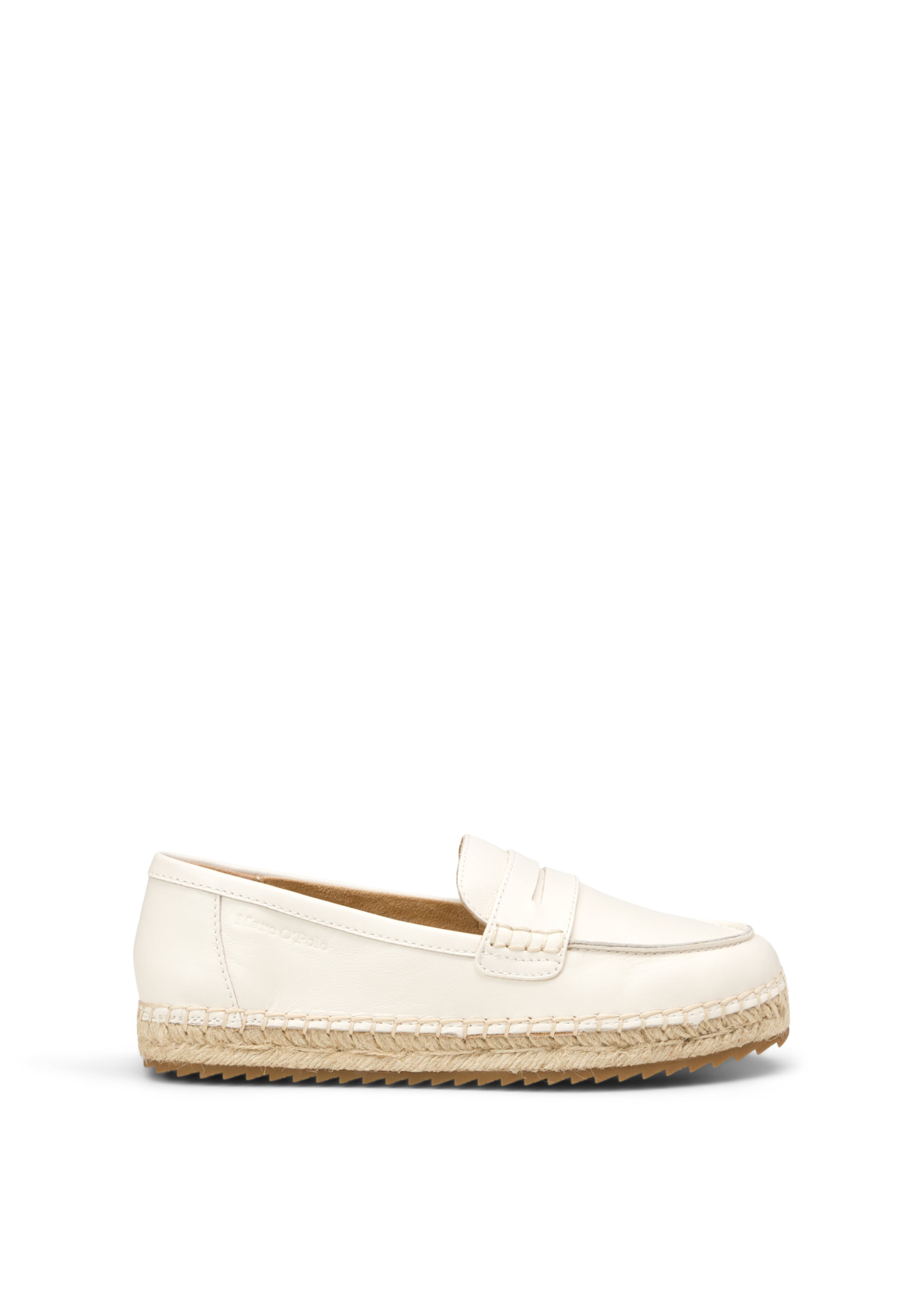 Marc O'Polo Espadrilles in Wit: voorkant