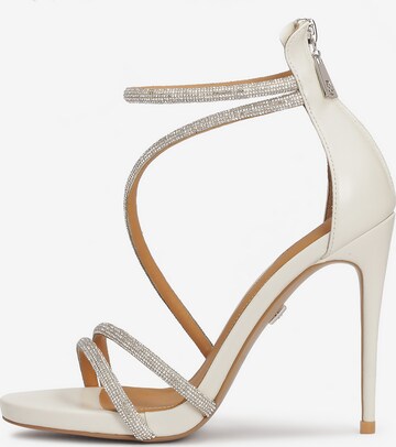 Kazar Sandals in White: front