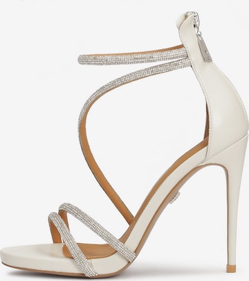 Kazar Sandals in White: front